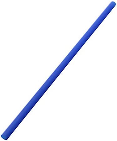 ADMIRING 10 Inch Plastic Drinking Straw 250 Pcs (10 Inch x 0.28 Inch) (Blue)