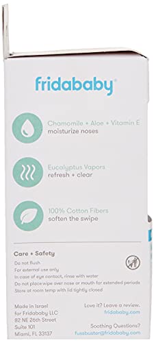 Breathefrida Vapor Wipes for Nose or Chest by Frida Baby 30 Count (Pack of 1)