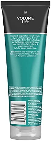 John Frieda Volume Lift Lightweight Shampoo for Natural Fullness, 8.45 Ounces, Safe for Colour-Treated Hair, Volumizing Shampoo for Fine or Flat Hair