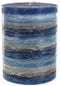 Harvest Nights Blue Pillar Candle