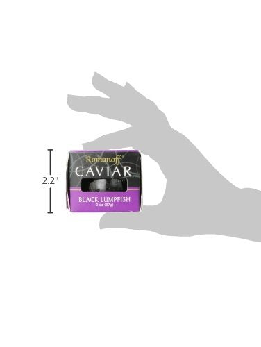 Romanoff Caviar Black Lumpfish, 2 oz