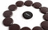 Super Sliders 2 1/2" Round Reusable Furniture Sliders for Carpet - Effortless Moving and Surface Protection, Brown (8 Pack)