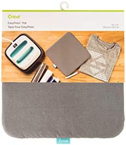 Cricut EasyPress Mat (12" x 12"), Protective Resistant Mat for Heat Press Machines, HTV and Iron On Projects, Heat Press Mat, Compatible with EasyPress 2 Machine, Gray