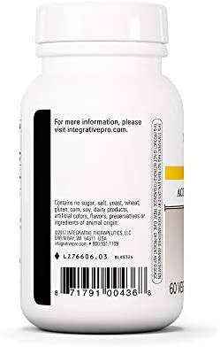 Integrative Therapeutics Activated Charcoal - Gluten Free - Dairy Free - 100 Capsules