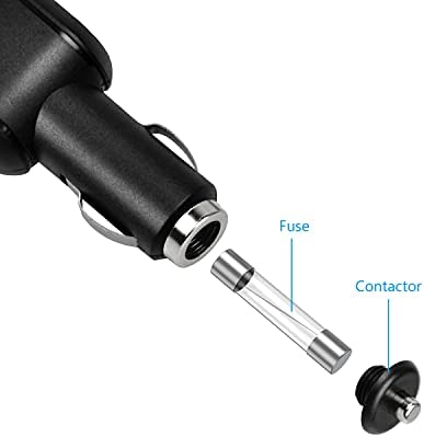 Car Charger Adapter for Portable DVD player, 6 Ft New Replacement Cigarette Lighter Power Cord Charger for Portable DVD Player