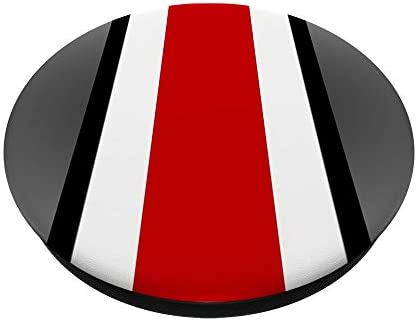 State of Ohio Ohioan Pride Striped Colors Graphic Design PopSockets PopGrip: Swappable Grip for Phones & Tablets