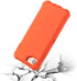 Case for iPhone SE Orange 2020,Protective Phone Case Heavy Duty 3 in 1 Full Body Defender Cover Durable Shockproof Rubber Shell for iPhone 6 6s 7 8