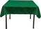 LA Linen Polyester Poplin Washable Square Tablecloth, Stain and Wrinkle Resistant Table Cover 52x52, Fabric Table Cloth for Dinning, Kitchen, Party, Holiday 52 by 52-Inch, Emerald Green