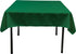 LA Linen Polyester Poplin Washable Square Tablecloth, Stain and Wrinkle Resistant Table Cover 52x52, Fabric Table Cloth for Dinning, Kitchen, Party, Holiday 52 by 52-Inch, Emerald Green