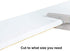 Yotache White Foam Weather Stripping Adhesive 2 Inch Wide X 3/8 Inch Thick, for Windows Air Conditioning AC Insulation, Garage Door Sealing, Total 6.5 Feet Long