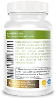 Cranberry Pills for Women 650 mg - High Potency Cranberry Supplement Extract made from Cranberry Powder - Made in USA - Cranberry Capsules for Urinary Tract Health - Jiva Botanicals