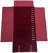 UnionPlus Travel Jewelry Case Roll Bag Organizer for Necklaces Bracelets, Burgundy
