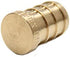 (Pack of 25) EFIELD Pex Plug 1/2" End Cap Pex Pipe Barb Crimp Brass Fitting, 1/2"