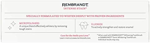 Rembrandt Intense Stain Toothpaste, Mint, 3.5 Oz (Pack of 2)
