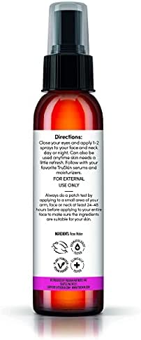 TruSkin Rose Water Facial Toner Spray, Face Care Mist for All Skin Types, Daily Skin Care, 4 fl oz