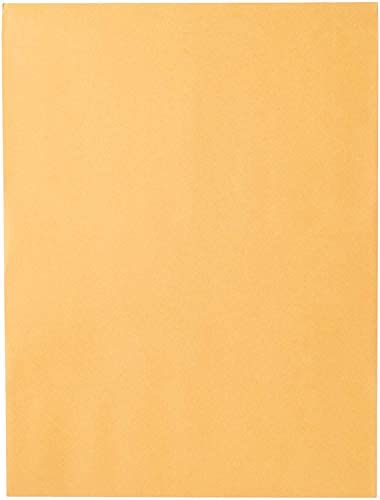 Mead Letter Size Mailing Envelopes, Clasp Closure, All-Purpose 24-lb Paper, 9" X 12", Brown Kraft Material, 20/Pack (76020)