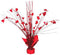 Valentine Red Heart Foil Spray Centerpiece | Party Decoration
