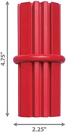 KONG - Dental Stick - Durable Rubber, Teeth and Gum Cleaning Dog Toy - for Large Dogs