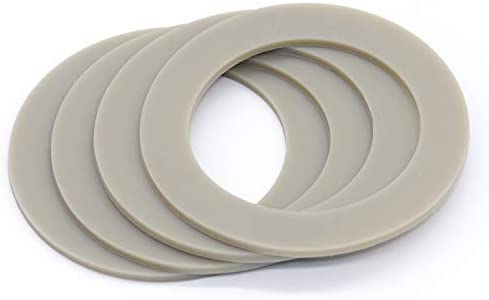 4 Pack O-ring Gasket Blenders Seal, 66mm/2.6inch Rubber Sealing Replacement Part for Black & Decker Models BL1900 BL3900 BL4900 BL5000 BL5900 BL6000