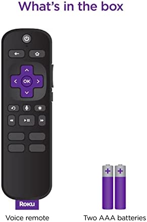 Roku Voice Remote (Official) for Roku Players, Roku TVs and Roku Audio