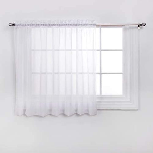 Stylemaster Elegance Sheer Voile, 60" X 36" | Panel, White