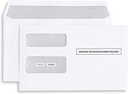 Complete 1099 misc Forms for 2022 and 1096 Tax Form and self Seal envelopes, All 1099 Government Approved 2022 kit for 10 vendors