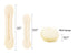 Beaute Galleria 4 Pieces Beige Blonde Magic Hair Bun Maker Foam Sponge Bun Twist Shaper Hair Donuts Chignon Ballet Sock Bun (2 Large and 2 Small)