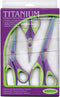 Sullivans Titanium Coated, Set of 3 Scissors Set, Purple