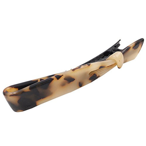 Strong Large Barrette Hair Clip Grip Set for Thick Hair Tortoise Shell Pattern Women Girls