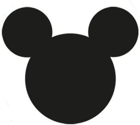 Small and Large Disney Craft Paper Punches of Mickey Mouse Logo (2 Punches) (Japan Import)