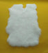 1pcs Natural White Craft Grade Rabbit Fur Pelt (10" by 12" Rabbit Pelt with Sewing Quality Leather) (Natural White)