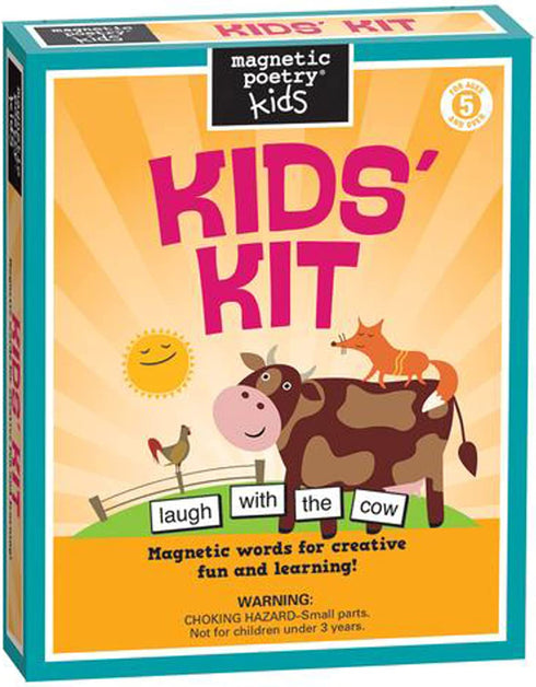 Magnetic Poetry - Kids Kit - Ages 5 and Up - Words for Refrigerator - Write Poems and Letters on The Fridge - Made in The USA