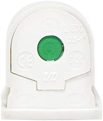 T5 Fluorescent Tube Light Socket G5 Base Lamp Holder Tombstone Accessory for LED Fluorescent Lampholder, 20Pcs