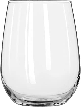 Libbey Vina Stemless White Wine Glasses, Set of 4