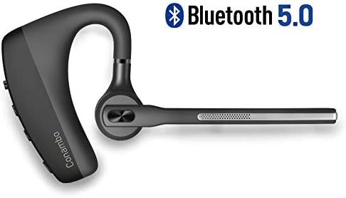 Conambo Bluetooth Headset 5.1, aptX HD 16 Hrs Talktime Bluetooth Earpiece, Noise Cancelling Mute Key Wireless Headset for Cell Phones Business Trucker Office