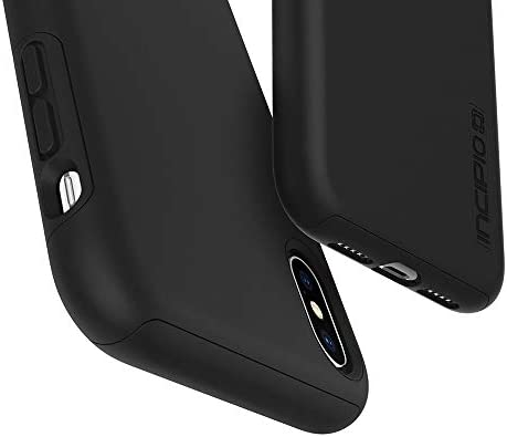 Incipio DualPro Case iPhone Xs (5.8") & iPhone X Case Hybrid Shock Absorbing Drop Protection - Black