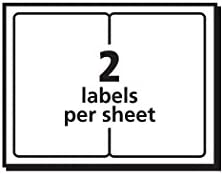 Avery Printable Shipping Labels, 5.5" x 8.5", White, 20 Blank Mailing Labels (18126)