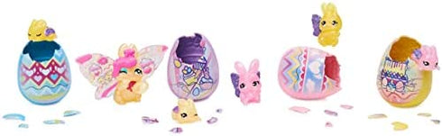Hatchimals CollEGGtibles, Family Spring Toy Basket with 6 Bunny Characters, Kids Toys for Girls Ages 5 and up