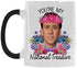SCSF You're My National Treasure Morphing Coffee Mugs Heat Reveal Color Change Mug Christmas Mug For Men11 Ounces