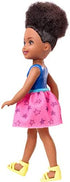 Barbie Club Chelsea Doll, 6-inch Brunette Doll with Space-Themed Graphic, GHV62