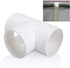 4inch Duct Hose Splitter Connector 3 Way Hose Adapter for Exhaust Fan Dryer Vent Hose, T Shape (4 inch/95mm)