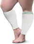 Vagabond Wide Calf Plus-Size Graduated Compression Socks Sleeves-Soothing Comfy DVT Large Cuffs - Great for Travel
