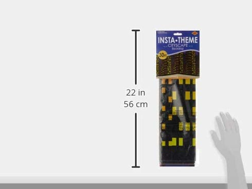 Cityscape Backdrop Party Accessory (1 count) (1/Pkg)