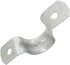 Rigid Pipe Strap Clamp Hanger, 2 Holes, Galvanized or PVC Pipes, IMC Conduit (10, 1/2 Inch)