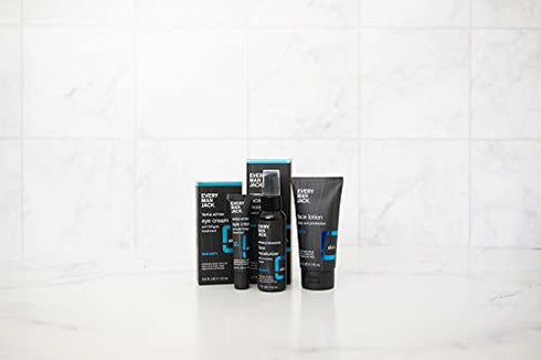Every Man Jack SPF 20 Daily Sun Protection Face Lotion for Dry or Irritated Skin - Water and Sweat Resistant, Fragrance Free, Non-Greasy, Oxybenzone Free, UVA/UVB Full Spectrum Protection - Enriched with Aloe and Vitamins E & C - 2.5-ounce