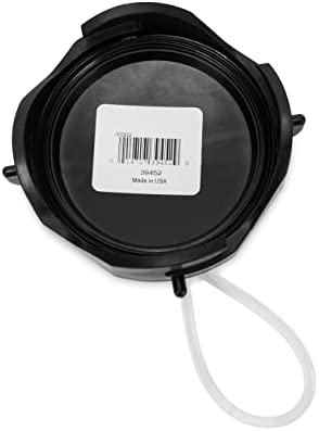 Camco Durable Odor Free RV Sewer Cap - Prevents Leaks from Your RV, Camper or Trailer Sewer System , Easy to Install and Use (39452)
