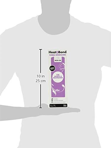 Thermoweb Heat'n Bond Heavy Weight Iron Interfacing fusible, White 20"x36"