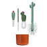 Boon Cacti Bottle Cleaning Brush Set, Terracotta , 4 Piece Set