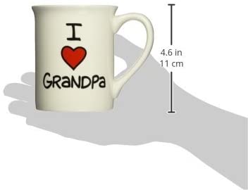 Our Name is Mud œI Heart Grandpa? Stoneware Mug, 16 oz.