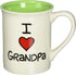 Our Name is Mud œI Heart Grandpa? Stoneware Mug, 16 oz.